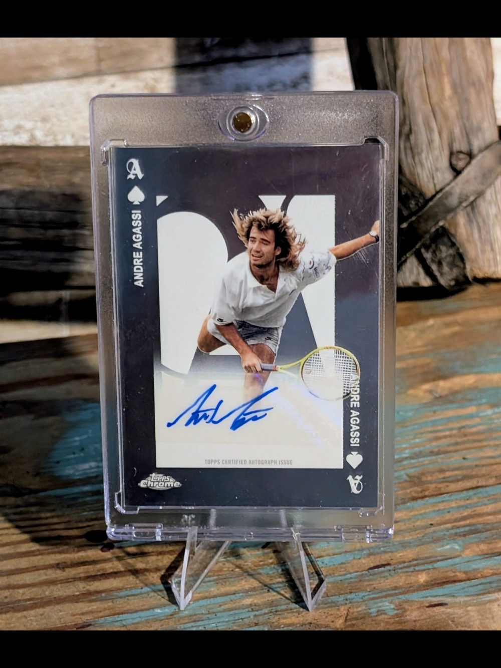 2025 Topps Chrome Andre Agassi Aces Auto #AA-AA